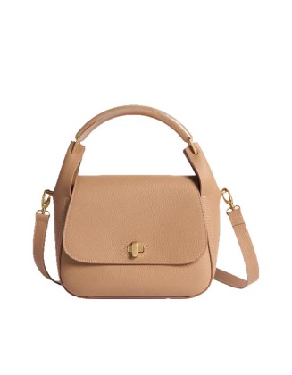 Leather handbag, fashionable and luxurious women's crossbody bag, single-shoulder handbag, PU leather with a small square design featuring a textured pattern