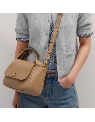 Leather handbag, fashionable and luxurious women's crossbody bag, single-shoulder handbag, PU leather with a small square design featuring a textured pattern