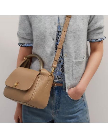 Leather handbag, fashionable and luxurious women's crossbody bag, single-shoulder handbag, PU leather with a small square design featuring a textured pattern