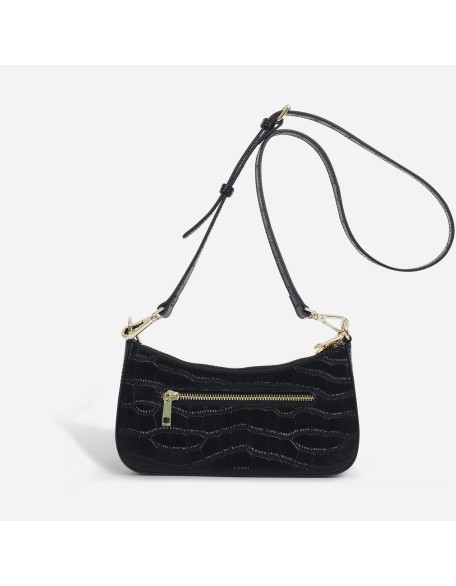 New Crocodile-Patterned Single-Shoulder Underarm Women's Fashion Crossbody Bag with Chain Leather Strap