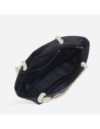 New large-capacity women's shoulder bag, new waterproof nylon handbag, tote bag, beach bag, shopping bag