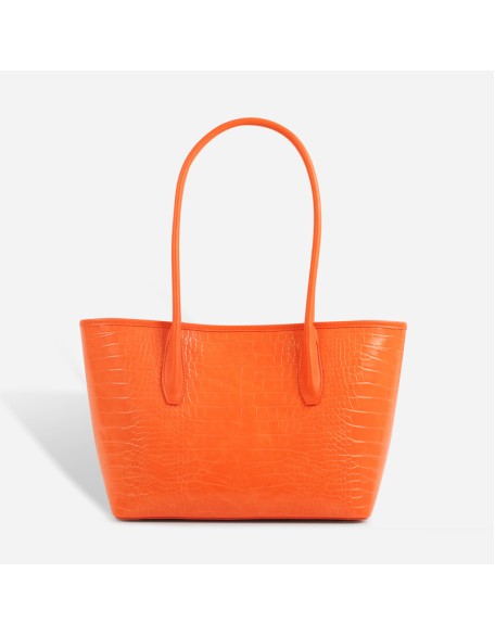 Crocodile-patterned underarm leather shoulder bag for women, stylish and versatile tote bag with a high-quality feel and large capacity